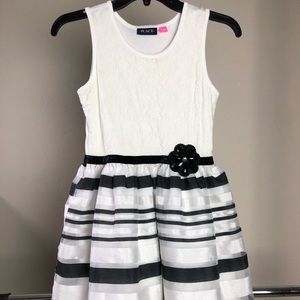 Children's Place Girls Sleeveless Dress with Lace